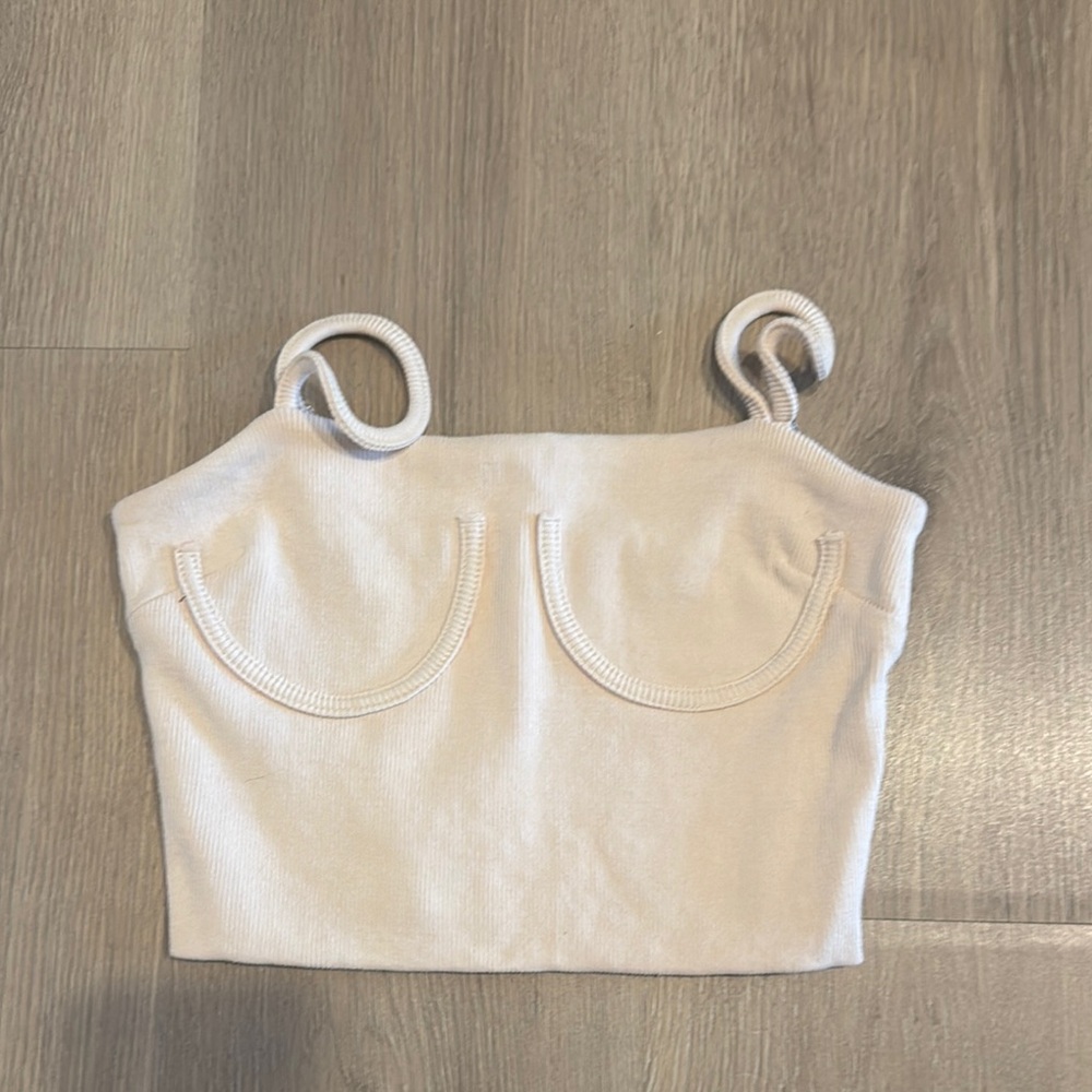 Lulu's Cream Crop Top